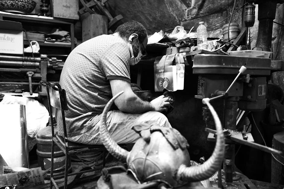 Artisan intégrant l’intelligence artificielle gratuite dans son quotidien professionnel